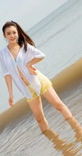 少女沙滩可爱卡哇伊图片(22p)