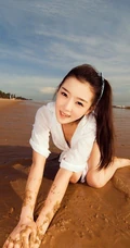 少女沙滩可爱卡哇伊图片(22p)