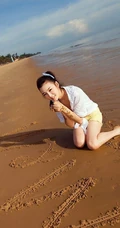 少女沙滩可爱卡哇伊图片(22p)
