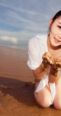少女沙滩可爱卡哇伊图片(22p)