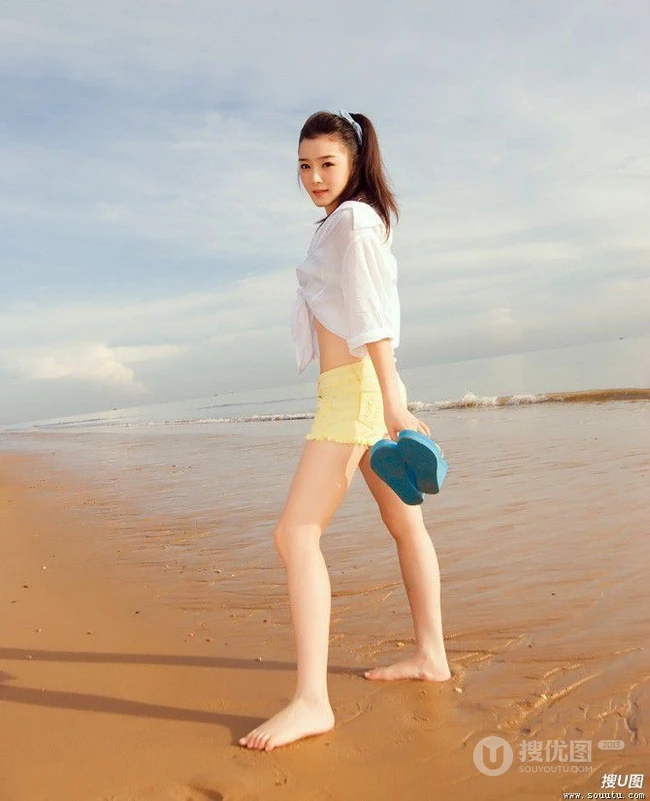少女沙滩可爱卡哇伊图片(22p)