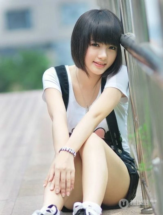 适合女生的中短发女生图集 第5张