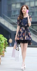 两种类型的长腿气质女生图片（27张）