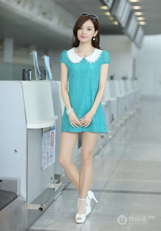 两种类型的长腿气质女生图片（27张）