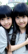 台湾超漂亮可爱双胞胎少女组图