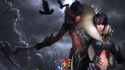 完美游戏《诛仙2》门派角色桌面壁纸