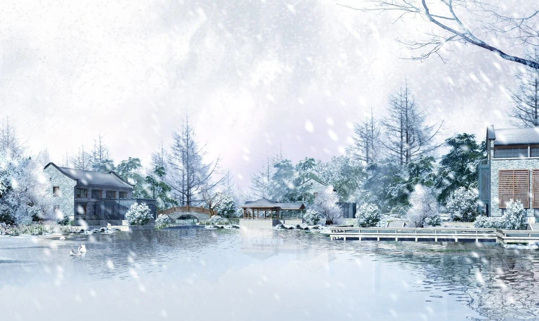 冰天雪地风景图片