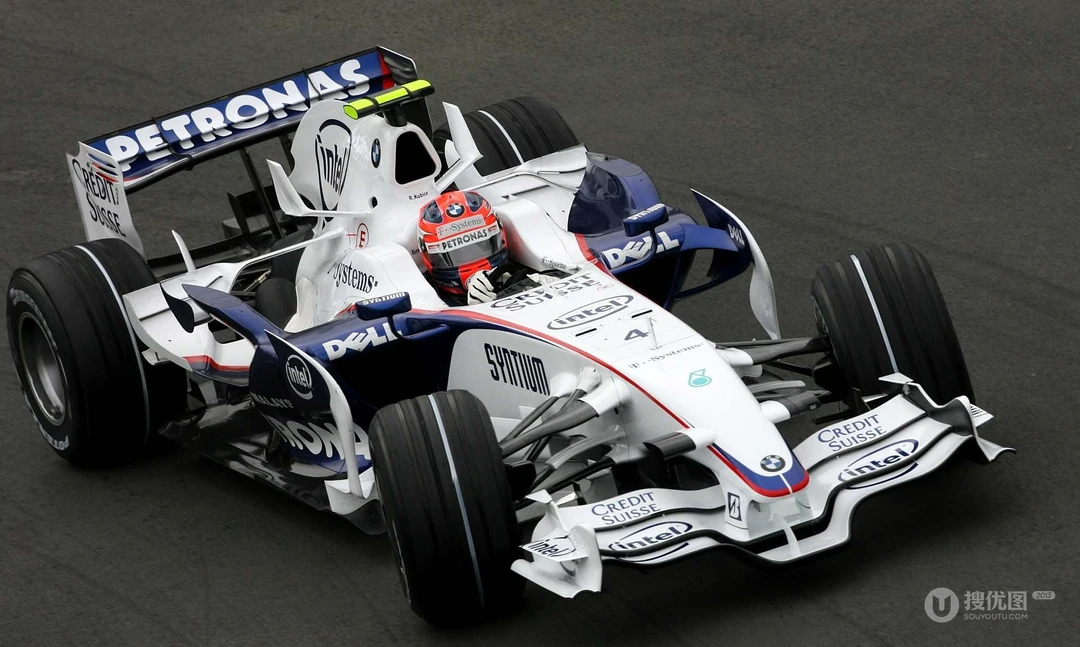 F1赛车赛道竞技中的高清壁纸桌面