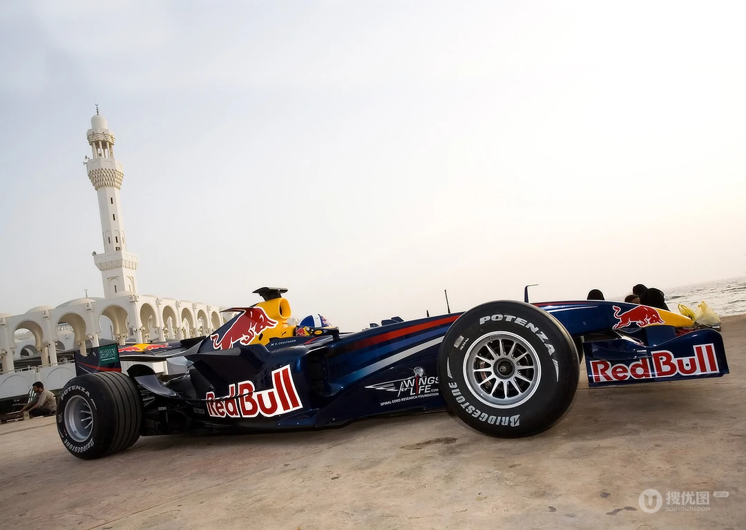 F1赛车红色车头高清壁纸图片套图