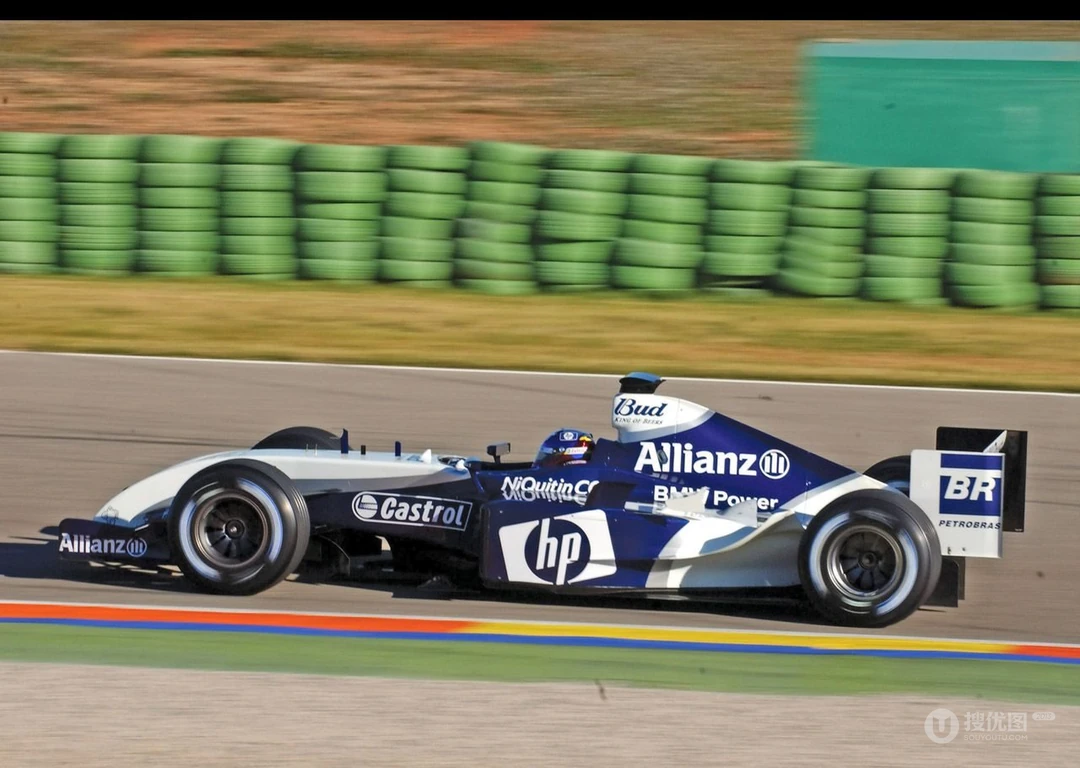 F1赛车红色车头高清壁纸图片套图
