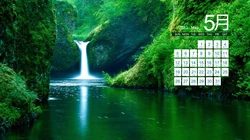2013年5月日历背景精选组图