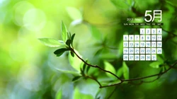 2013年5月日历背景精选组图