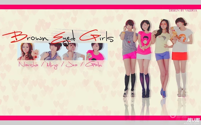 韩国热门女生组合《Brown Eyed Girls》