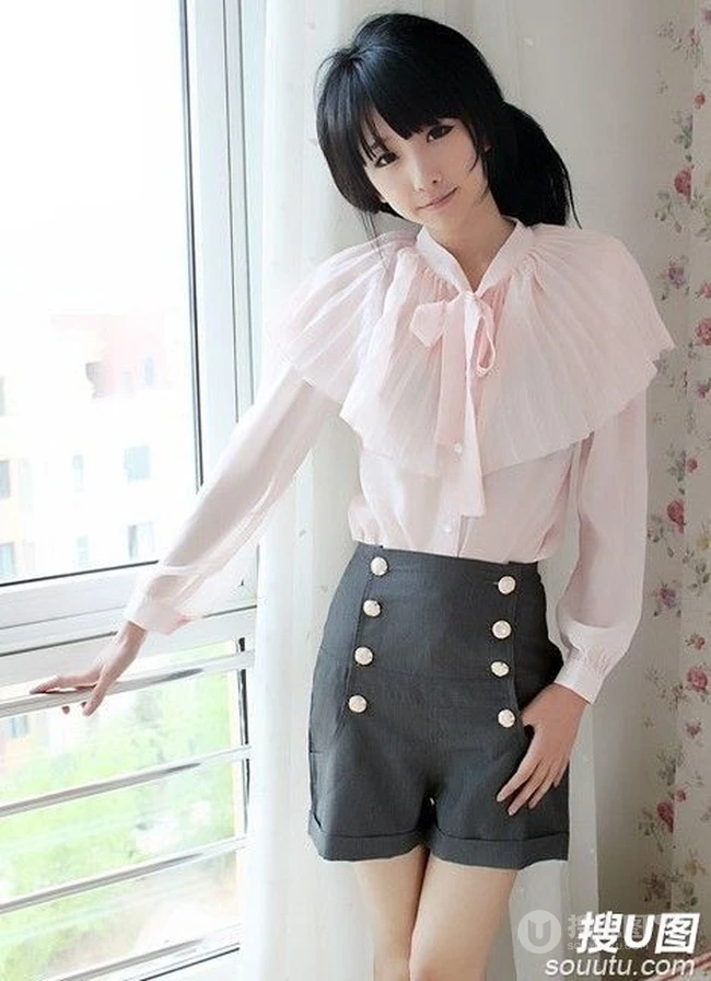 文静可爱女生清新照
