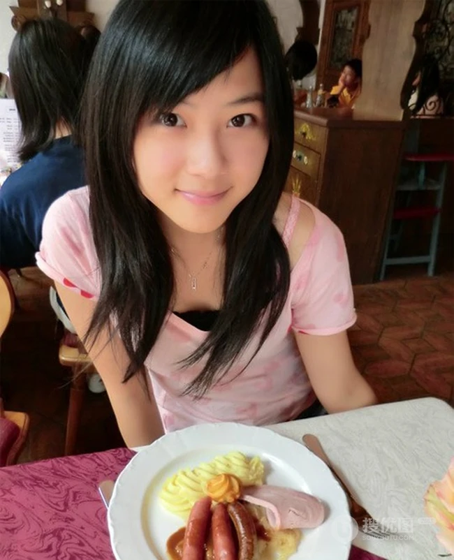 可爱女生生活自拍照
