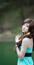 湖心 山谷 竹排 清灵优美画面