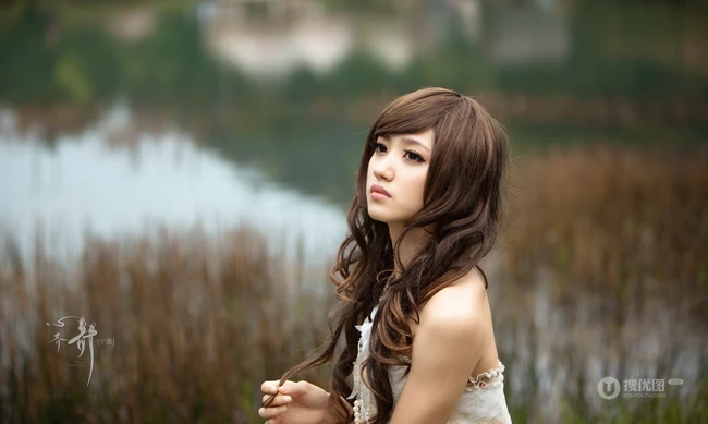 湖心 山谷 竹排 清灵优美画面