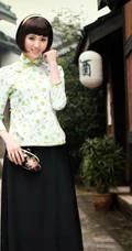 甜美可人女孩&mdash;重温经典旗袍美图