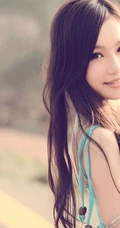 女生郊外摄影_唯美的像一幅幅画卷