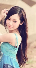 女生郊外摄影_唯美的像一幅幅画卷
