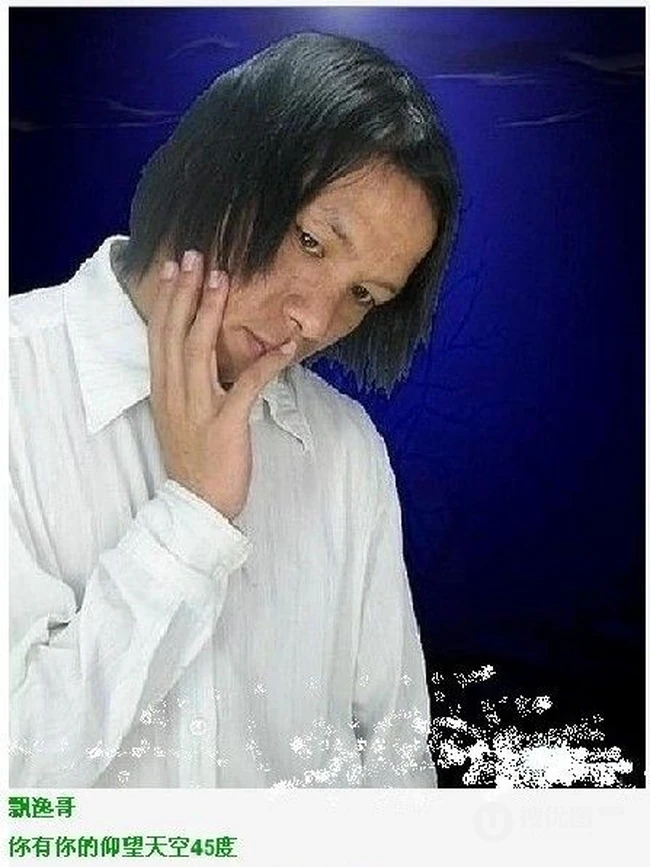 飘逸的发型，忧郁的双眼