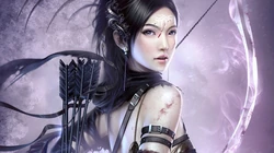 最原始的的武器弓-桌面背景图片