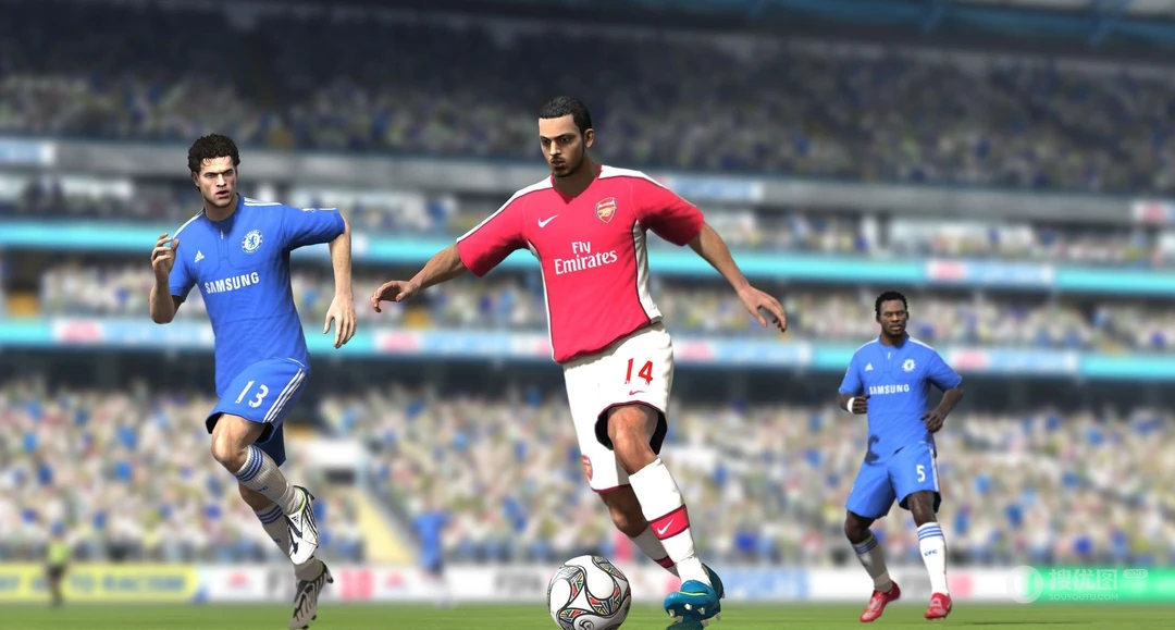 著名足球竞技单机游戏《FIFA12》高清电脑壁纸