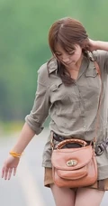 秋风阵阵，唯美清新女孩图片（10p）