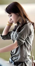 秋风阵阵，唯美清新女孩图片（10p）
