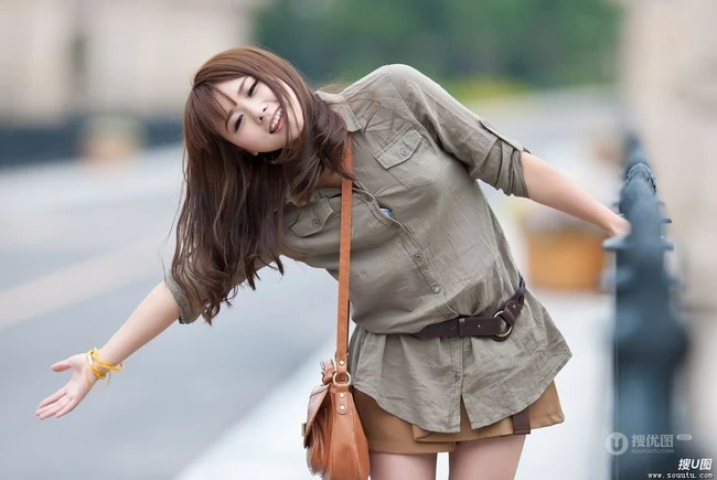 秋风阵阵，唯美清新女孩图片（10p）