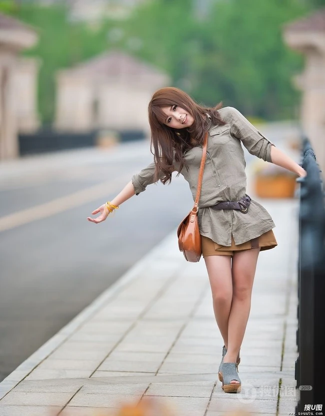 秋风阵阵，唯美清新女孩图片（10p）