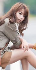 秋风阵阵，唯美清新女孩图片（10p）
