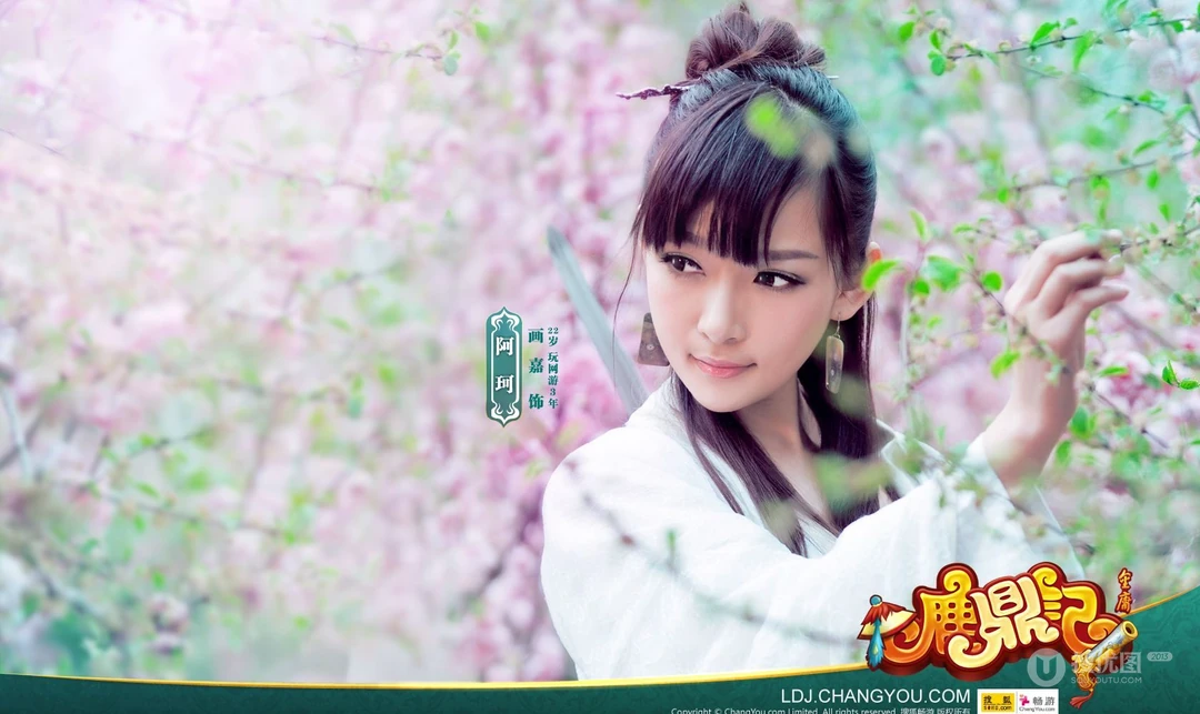 网络游戏《鹿鼎记》唯美古典美女壁纸图片