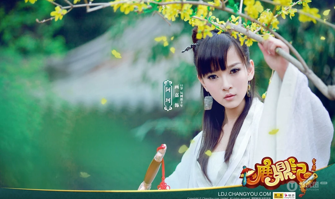 网络游戏《鹿鼎记》唯美古典美女壁纸图片