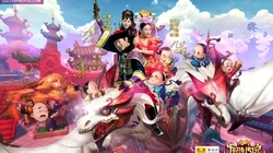 网络游戏《鹿鼎记》明星代言人唯美壁纸免费下载