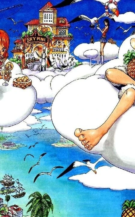 海贼王-坐在云上面的角色们