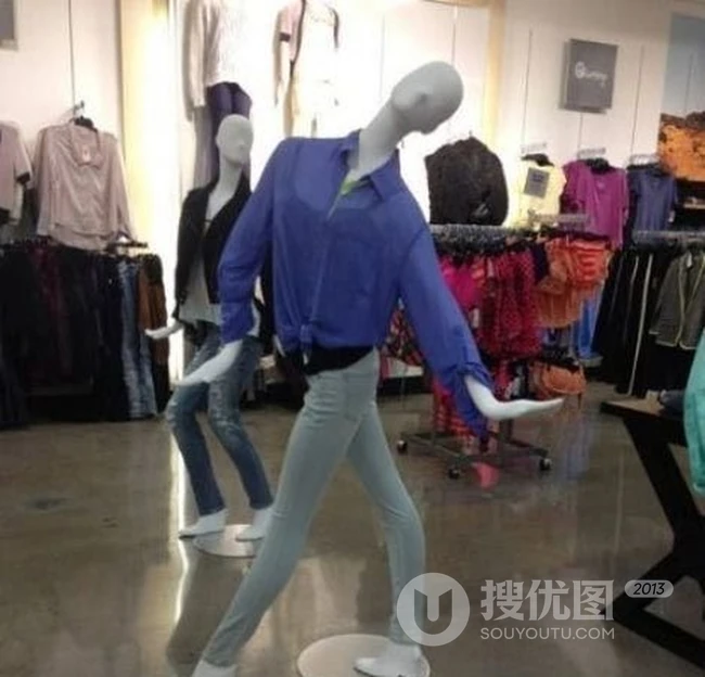 毁三观的展示模特