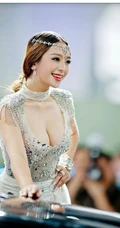 女生模特收集特辑之车模图片