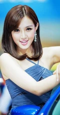 女生模特收集特辑之车模图片