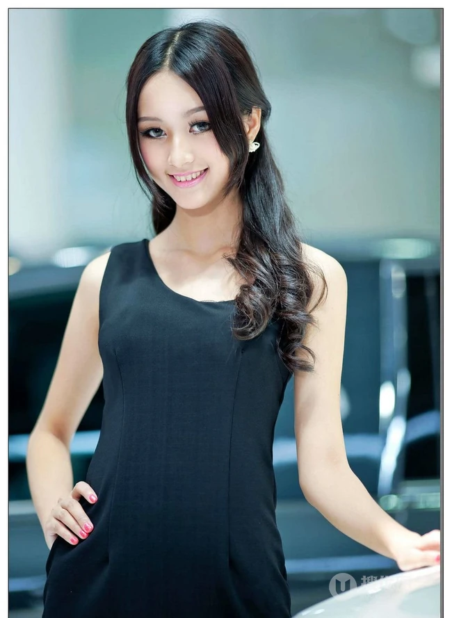 女生模特收集特辑之车模图片