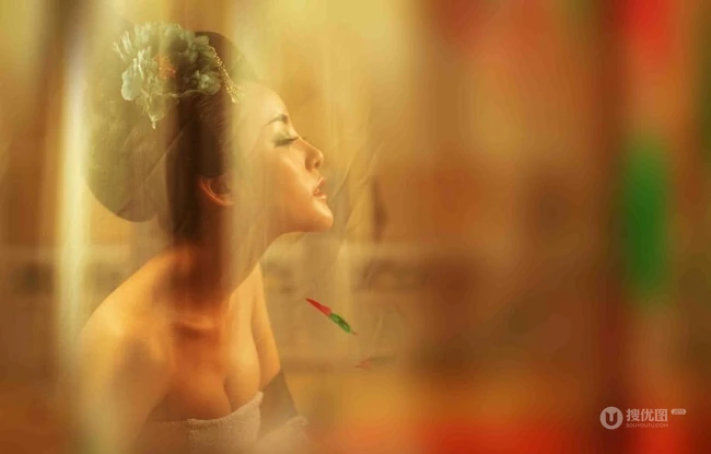 美仑美奂_古装雍容华贵气质女生图片