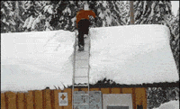 清理积雪须谨慎
