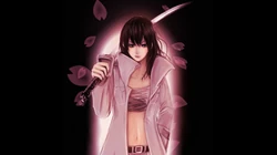 动漫图片_拿武士刀的动漫女孩（18P）