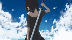 动漫图片_拿武士刀的动漫女孩（18P）