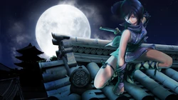 动漫图片_拿武士刀的动漫女孩（18P）