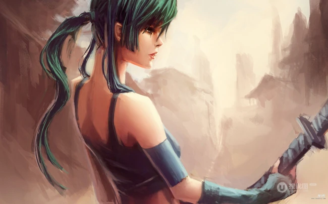拿武士刀的动漫女孩高清第二辑(15P)