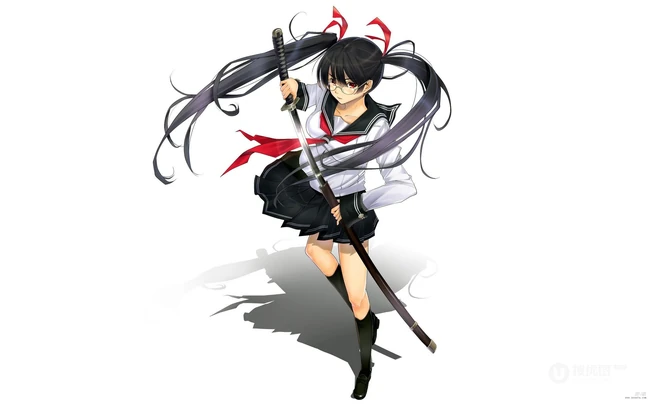 拿武士刀的动漫女孩高清第二辑(15P)