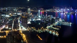 上海夜景壁纸，静籁寂静的夜