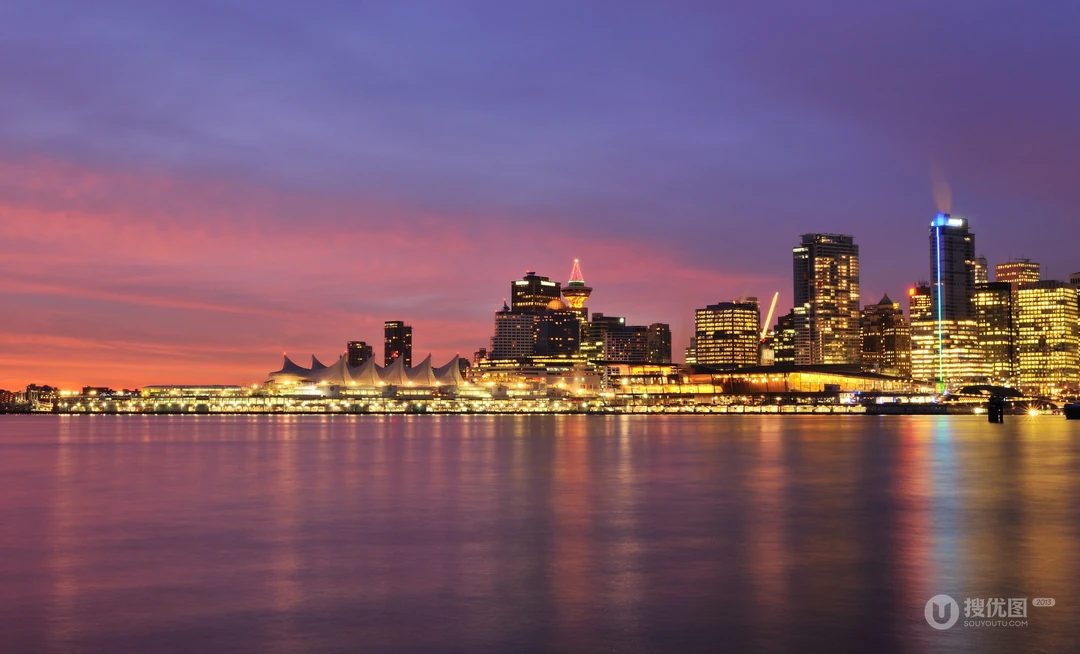 上海夜景壁纸，静籁寂静的夜