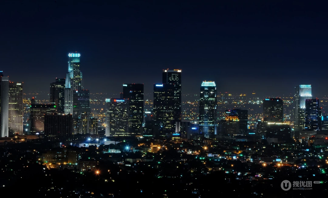 上海夜景壁纸，静籁寂静的夜